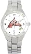 Giraffe Head African Animal - WATCHBUDDY&reg; DELUXE STAINLESS STEEL WATCH - Large Sixe (Men's or Extra Long Women's Size)