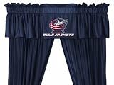 Columbus Blue Jackets Coordinating Ruffled Valance by Kentex