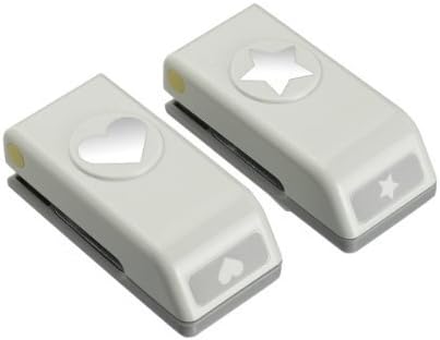EK Tools Paper Punch Set, Mini, Heart and Star by EKS