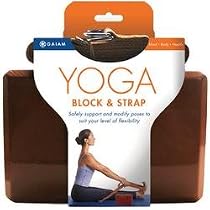 Gaiam Yoga Block and Strap Combo