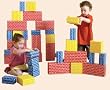 Edushape Corrugated Blocks, Set of 84 toys Edushape Corrugated Blocks, Set of 84 toys