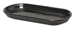 Fiesta 12-Inch by 5-3/4-Inch Bread Tray, Black