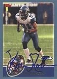Koren Robinson, Seattle Seahawks, 2003 Topps Autographed Card