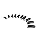 ReNext 500 French Acrylic False Artificial Tips Nail Art (Black)