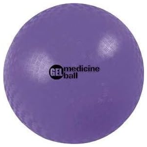 Gel Filled Medicine Balls 4.98 kg/11 lbs, 21.59cm/8.5", Purple Exercise
