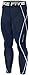 Skin Tight Compression Under Layer Long Sleeve Shirt & Pants Navy SET