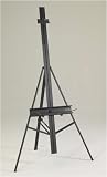 Artists Easel Holds Large Canvases But Folds Up without Removing Any Components