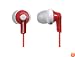 Panasonic RPHJE120R In-Ear Headphone, Red