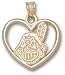 Cleveland Indians Chief Wahoo Heart Stainless Steel Charm/Pendant