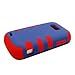 AIMO Progressive Combat Armor Case for ZTE Savvy Z750C [Straight Talk, Net10] - (Red / Blue)