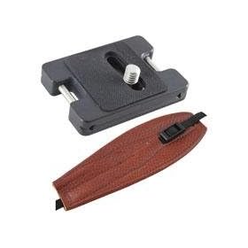 Camdapter Arca XT Adapter with Chestnut ProStrap, Fits All Arca Swiss QR and RRS Clamps
