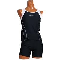 期間限定価格！レディース水着☆セパレートフィットネス水着☆2点セット水着水着・スイムウエア ブラック 11L