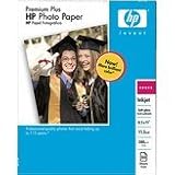 Premium Plus Photo Paper, Soft Gloss, 8-1/2 x 11, White, 50 Sheets/Pack HEWQ5450A