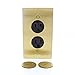 Lew Electric RRP-2 Floor Box Cover Recessed Duplex Receptacle - Brass
