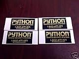 DECALS 4 PYTHON CAR ALARM SECURITY STICKER WINDOW DECAL