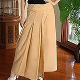 NOVICA Cotton wrap around skirt, 'Thai Sands'