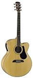Alvarez Artist Series AJ80CE Jumbo Acoustic - Electric Guitar, Natural/Gloss Finish