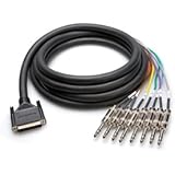 Hosa Cable DTP803 D Sub To 1/4 8 Channel Recording Snake - 9.75 Foot