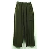 Green Silk Kung Fu Pants, Size L