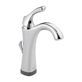 Delta 592T-DST Chrome Addison Addison Touch2O Single Handle Bathroom Faucet with Touch2Oxt Technolog
