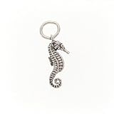 Sterling Silver Charm Seahorse Ocean Sea Horse 18mm
