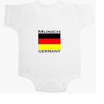 Munich, Germany Flag Baby Ultrasoft Onesie