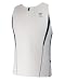 TYR Men's Splice Tank w/Zipper White Lg