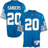 Barry Sanders Blue Reebok NFL Light Premier 1996 Throwback Detroit Lions Jersey - X-Large