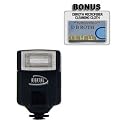 318AF Digital Slave Flash For The Canon Powershot SX10, SX1, SX110, E1, A2000, A1000, SX100, S5 IS, S3 IS, S2 IS Digital Cameras