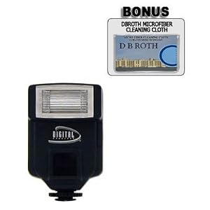 318AF Digital Slave Flash For The Canon Digital Rebel T1i (EOS 500D) SLR Camera