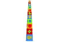 Top Rated Giant Pyramid Stacking Buckets for Children: make a 33.5inch high tower! Made in Austria and imported from Europe!