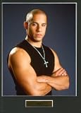 Vin Diesel High Quality Mounted Photo Print