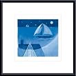 Art Poster Metal Framed Print - Sea View - Artist: Emma Freeman- Poster Size: 11 X 11
