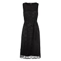 APART Damen Kleid/ Knielang Spitzen-Kleid mit separatem Bindeg�rtel