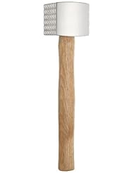 Adcraft TWH-2 2-3 4 x 2-1 2 Aluminum Head, Meat Tenderizer with Wooden Handle by Adcraft