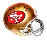 Steve Young, Jerry Rice Autographed San Fransisco 49ers NFL Full Size Helmet