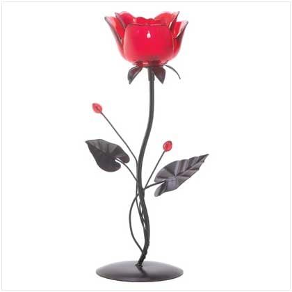 10 ROMANTIC ROSE VOTIVE HOLDER WEDDING CENTERPIECE