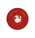 Waechtersbach 7713214707 8.25-Inch Gracie Rimmed Salad Plate - Red With White Snowman