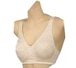 Breezies Seamless Lace Support Bra W/patented Ultimair Lining $33