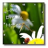 Inspirational Love Dream Hope - 10x10 Wall Clock