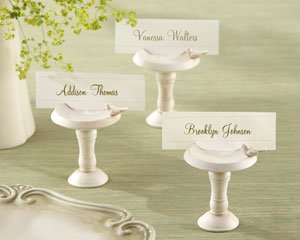 24 - Sweetwater Park Bird Bath Place Card Holder - (6 sets of 4)