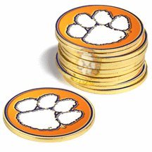 Clemson Tigers Golf Ball Marker Pack)
