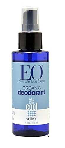 Organic Deodorant Spray-Vetiver EO 4 oz Spray