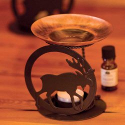 Moose Oil Burner by Sky Carvers