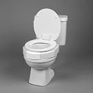 Secure-Bolt Elevated Toilet Seat, Standard