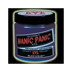 Manic Panic Black & Blue Hair Color #3