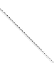 Sterling Silver 1.30 mm High Polish Classic Box Link Chain Necklace 16" - 30" Available