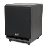 New Black 250 Watt Surround Sound HD Home Theater Powered Active Subwoofer SUB8F