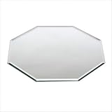 14" Octagonal Beveled Glass Centerpiece Mirror