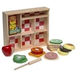 Melissa & Doug Deluxe Wooden Sandwich Making Set